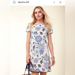 Spartina floral dress sz large NWT
